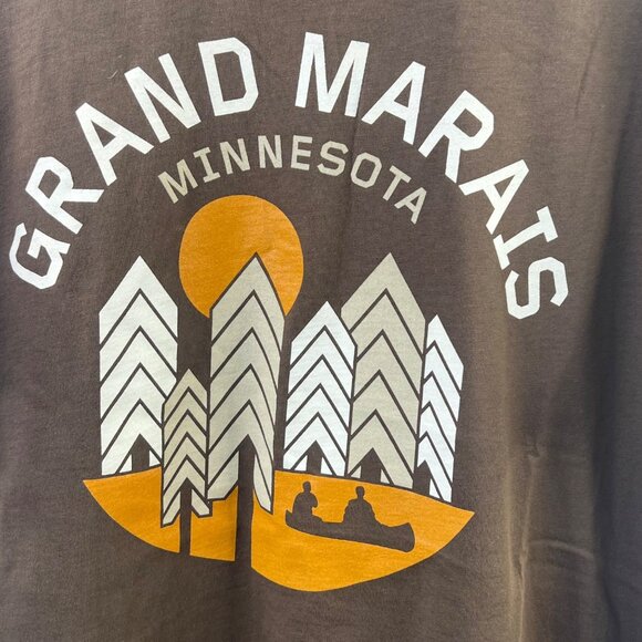 Ouray Pigment Dyed TShirt Size Large Short Sleeve Grand Marais Minnesota NEW - Picture 3 of 5